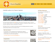 Tablet Screenshot of classishaarlem.nl